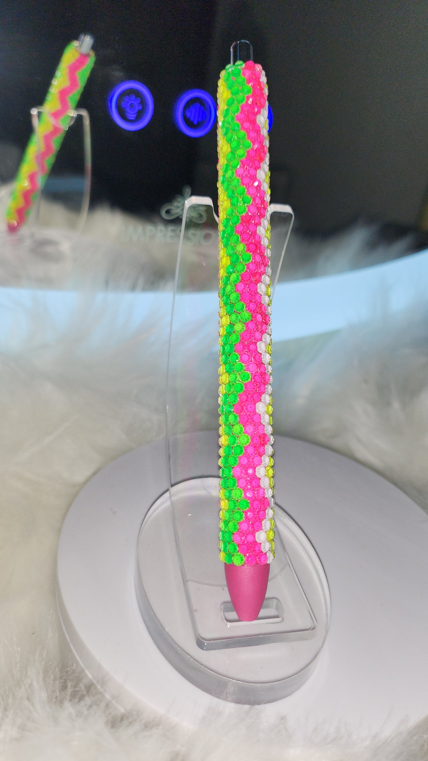 Neon Rhinestone Pen