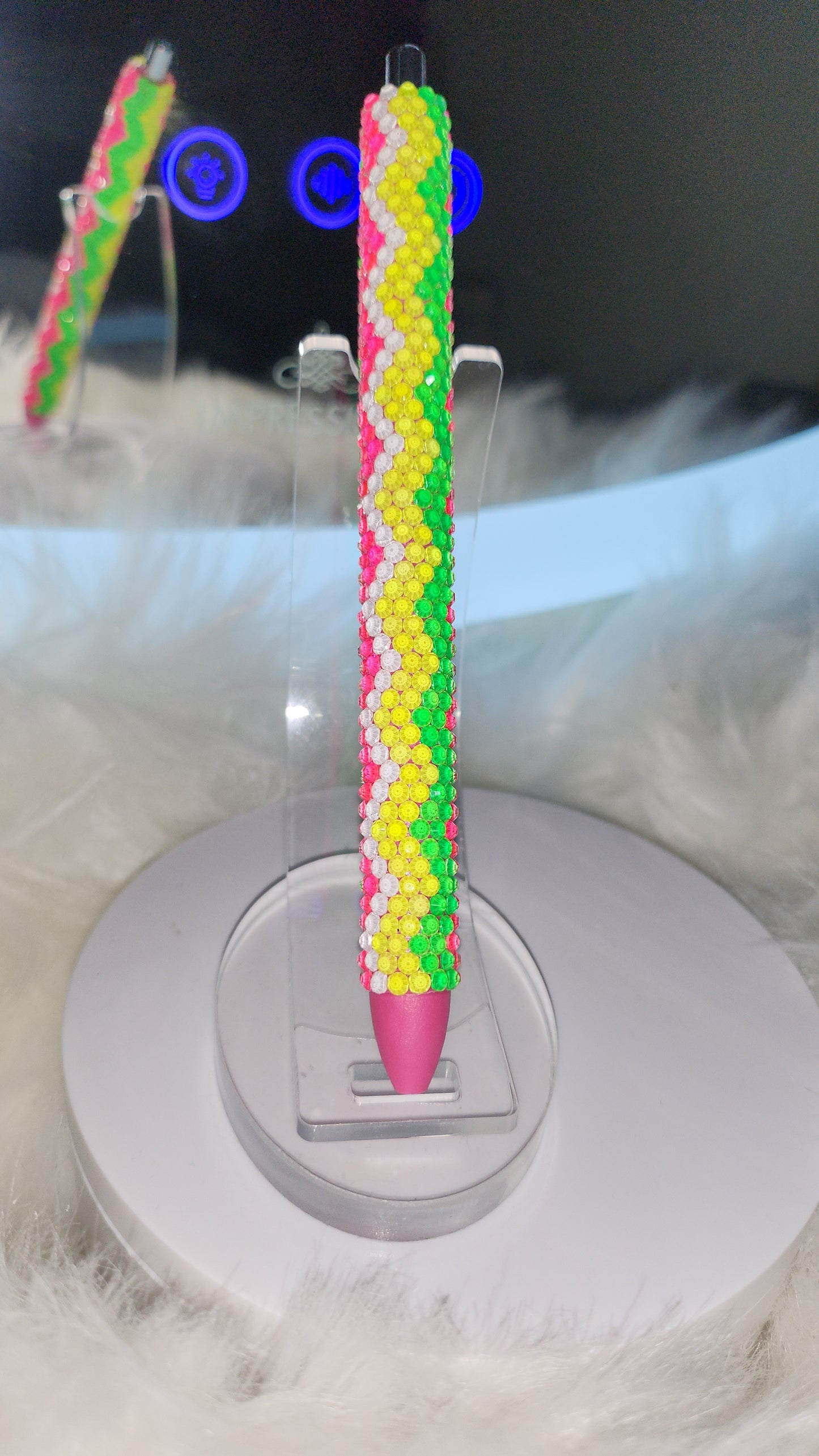Neon Rhinestone Pen
