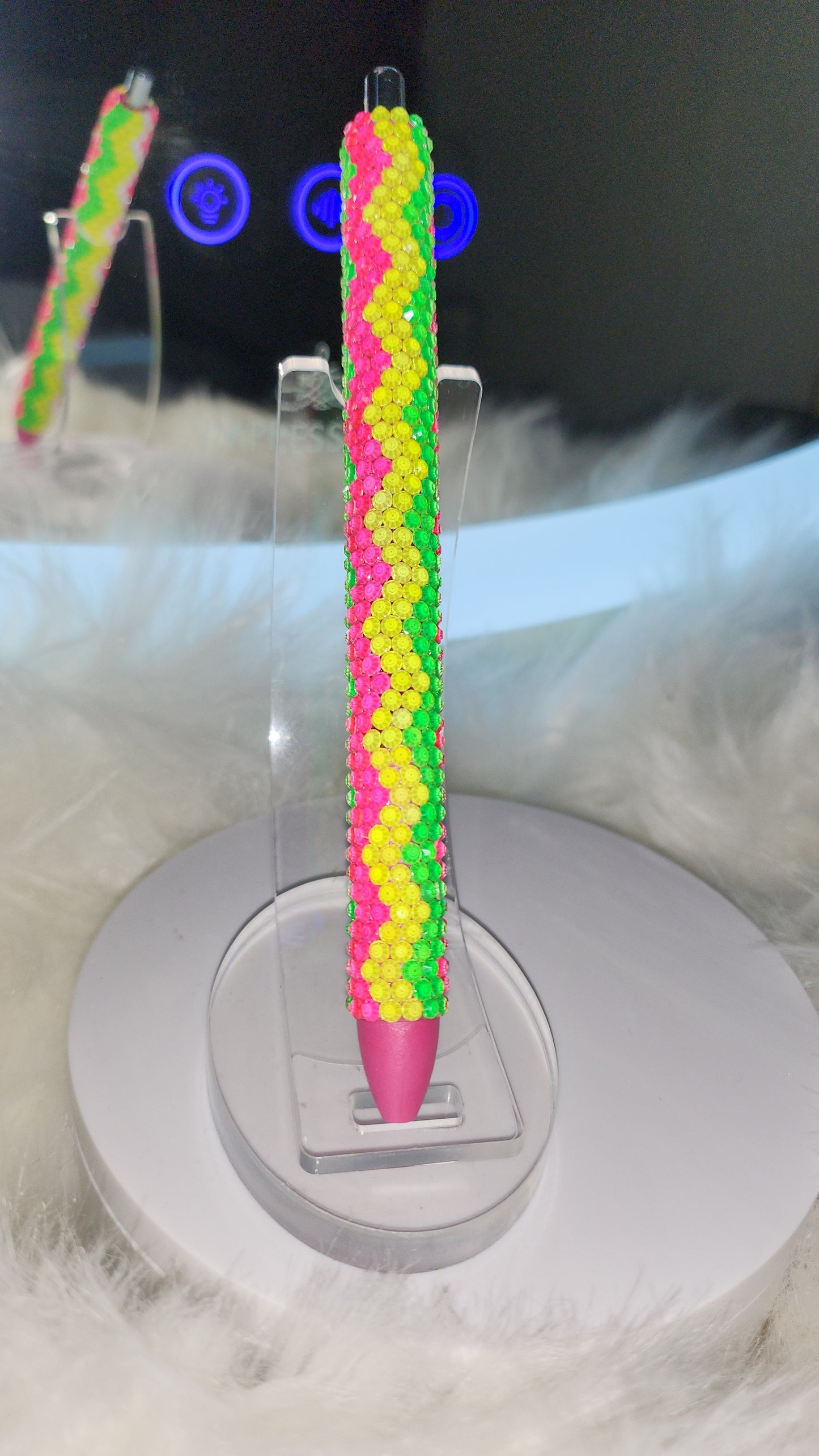 Neon Rhinestone Pen